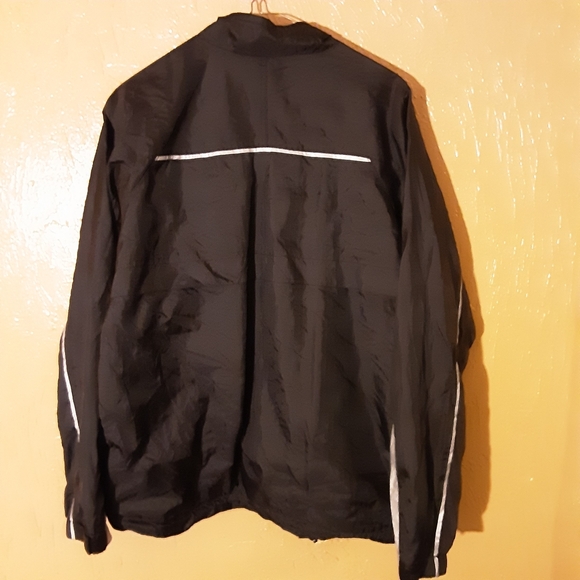 Tek Gear Men's Black Windbreaker Jacket - Picture 2 of 3